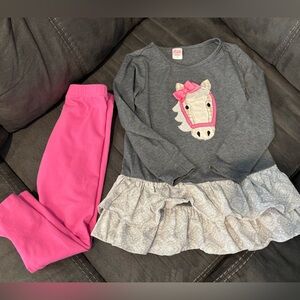 Ricrac & Ruffles tunic set